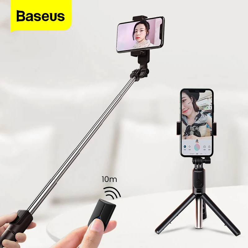 Baseus Wireless Bluetooth Selfie Stick Tripod with Remote Control Shoot Expandable Foldable Monopod for Huawei Xiaomi Smartphone
Baseus Wireless Bluetooth Selfie Stick Tripod with Remote Control Shoot Expandable Foldable Monopod for Huawei Xiaomi Smartphone