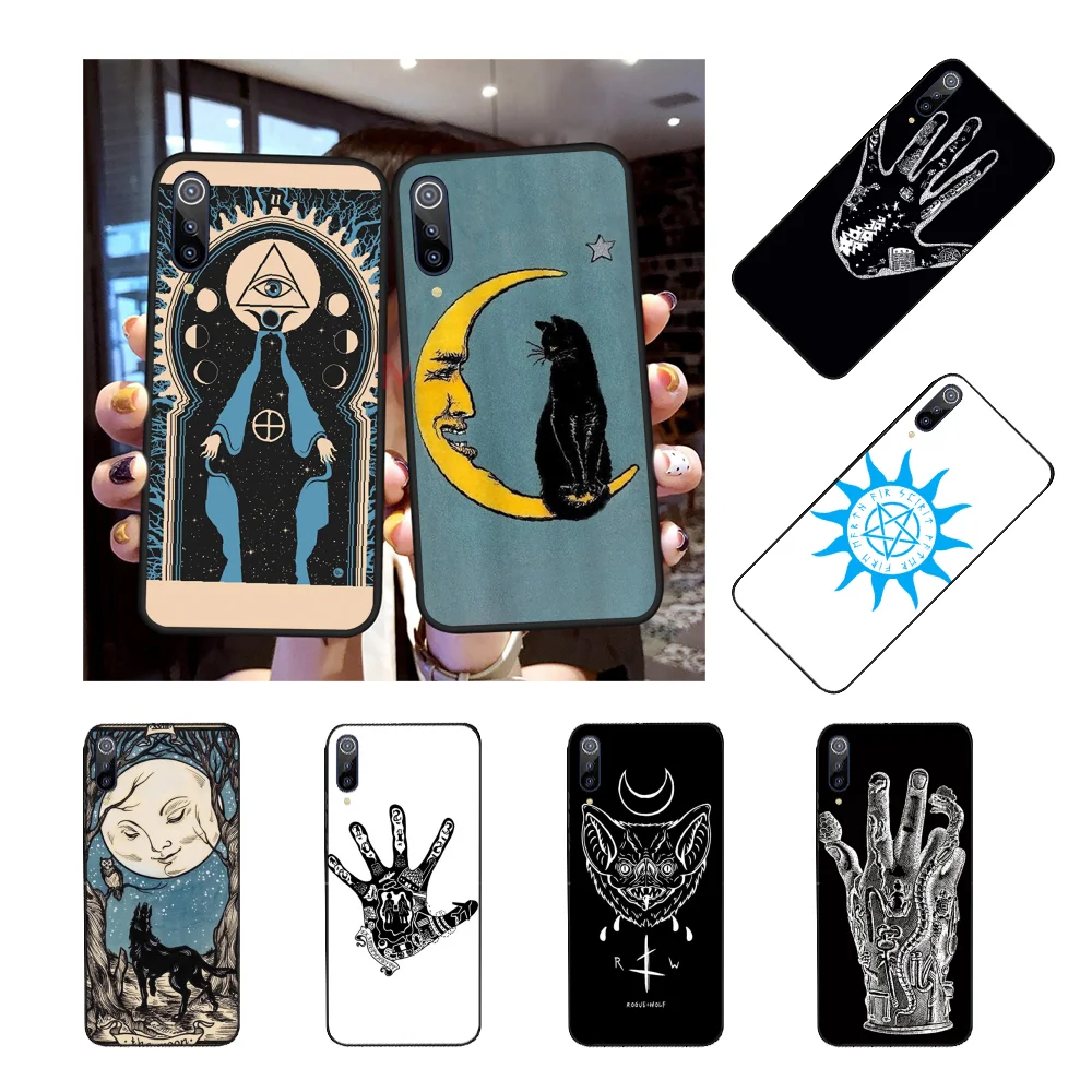 NBDRUICAI Witches moon Tarot totem Soft black Phone Case for Redmi Note 8 8A 7 6 6A 5 5A 4 4X 4A Go Pro Plus Prime | Мобильные
