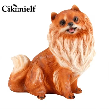 Cikonielf High Simulation Resin Garden Landscape Animal Dog Lawn Figurine Garden Decor Japanese Spitz Decoration Craft 
Cikonielf High Simulation Resin Garden Landscape Animal Dog Lawn Figurine Garden Decor Japanese Spitz Decoration Craft
