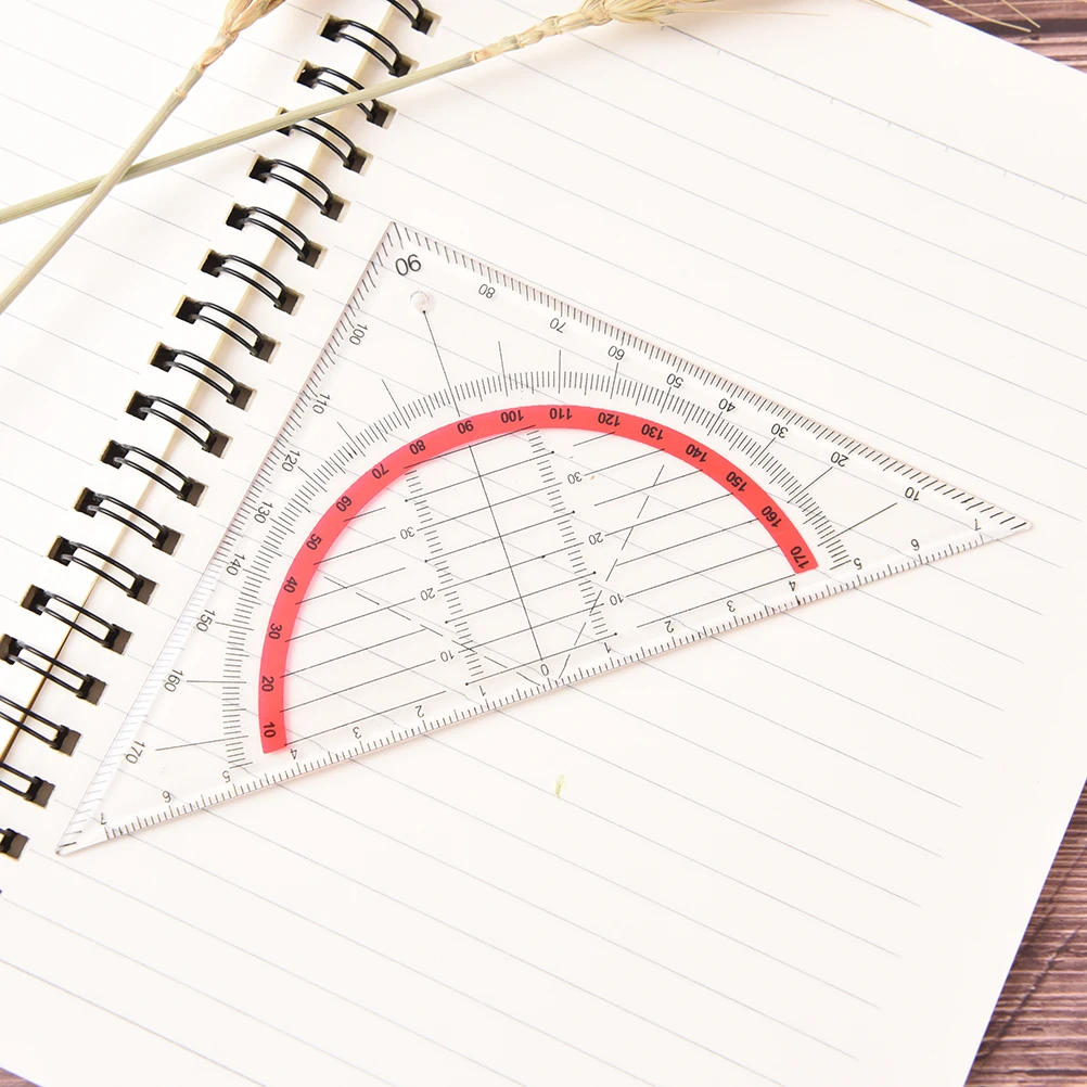 1pcs Multi-function Square Triangle Scale Engineering Ruler 15cm Stationery Office Students Protractor Measurement Rulers
1pcs Multi-function Square Triangle Scale Engineering Ruler 15cm Stationery Office Students Protractor Measurement Rulers