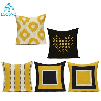 Yellow Geometric Stripe Mandala Decorative Pillows Cushion Cover for Sofa Home Living Room Decoration Capa De Almofadas 
Yellow Geometric Stripe Mandala Decorative Pillows Cushion Cover for Sofa Home Living Room Decoration Capa De Almofadas