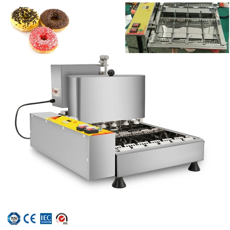 Doughnut Cake Fry Donut frying machine 4 raws Donut maker Machine fryer Doughnut makers Dough processing machine
Doughnut Cake Fry Donut frying machine 4 raws Donut maker Machine fryer Doughnut makers Dough processing machine