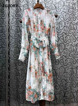 Beautiful Dress 2020 Spring Summer Style Women Charming Flower Print Beading Button Deco Long Sleeve Mid-Calf Length Dress Chic
Beautiful Dress 2020 Spring Summer Style Women Charming Flower Print Beading Button Deco Long Sleeve Mid-Calf Length Dress Chic