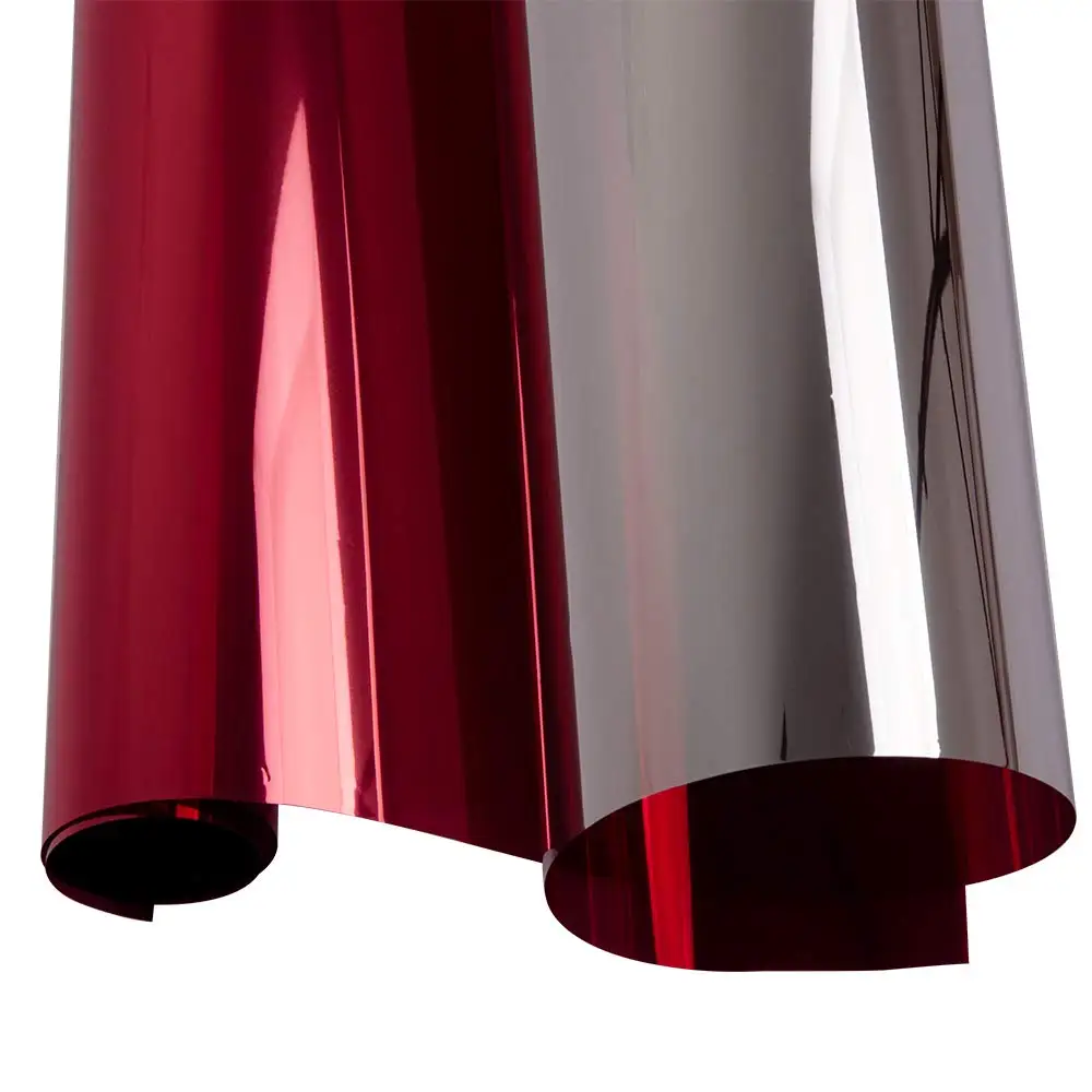 Privacy Window Film One Way Mirror Adhesive Reflective Window Tint Anti UV Heat Control Glass Film for Home Office Silver&Red
Privacy Window Film One Way Mirror Adhesive Reflective Window Tint Anti UV Heat Control Glass Film for Home Office Silver&Red