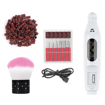 1Set Electric Nail File Set USB Charging Professional Portable Nail Drill Nail Polisher Women Nail File Nail Art Pen with Brush
1Set Electric Nail File Set USB Charging Professional Portable Nail Drill Nail Polisher Women Nail File Nail Art Pen with Brush