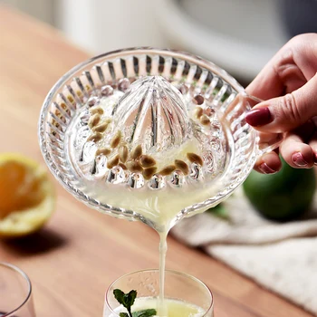 Japanese glass lemon juicer household manual squeezing fruit artifact to produce juice neatly kitchen gadgets
Japanese glass lemon juicer household manual squeezing fruit artifact to produce juice neatly kitchen gadgets