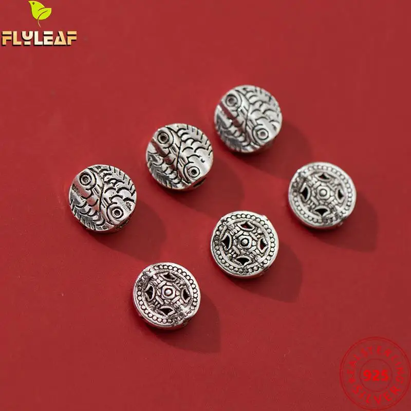 Thai Silver Vintage flower pattern DIY Charms Bracelet Beads Real 925 sterling silver Spacer beads Connector Jewelry Accessories
Thai Silver Vintage flower pattern DIY Charms Bracelet Beads Real 925 sterling silver Spacer beads Connector Jewelry Accessories