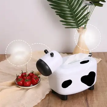 1 Pc Cattle Shape Dual-Use Tissue Box home kitchen Storage Box Tissue Holder Toothpick Box Cute Napkin Container (White Black)
1 Pc Cattle Shape Dual-Use Tissue Box home kitchen Storage Box Tissue Holder Toothpick Box Cute Napkin Container (White Black)