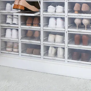 3pc Transparent shoe box storage shoe boxes thickened dustproof shoes organizer box can be superimposed combination shoe cabinet
3pc Transparent shoe box storage shoe boxes thickened dustproof shoes organizer box can be superimposed combination shoe cabinet