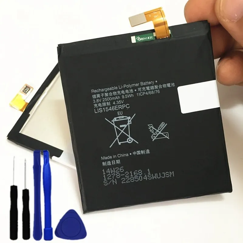 Аккумулятор C3 T3 LIS1546ERPC 2500 мА · ч для Sony Xperia S55T S55U D2502 D2533 M50W D5103 аккумулятор +