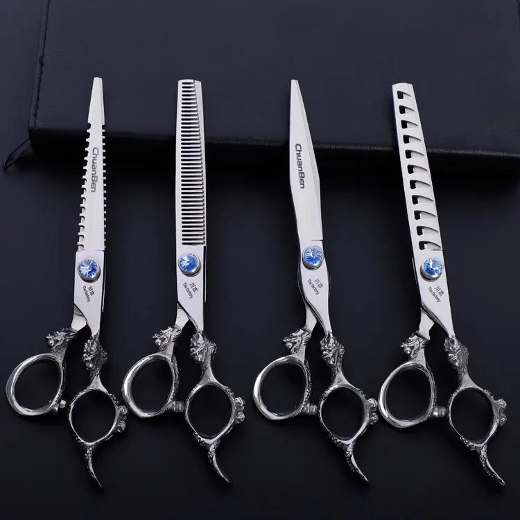 Hairdressing Scissors Profession Hairdressing Scissors 7-Inch Pet Scissors Dual Purpose Thinning Scissors Straight Snips Set Com
Hairdressing Scissors Profession Hairdressing Scissors 7-Inch Pet Scissors Dual Purpose Thinning Scissors Straight Snips Set Com