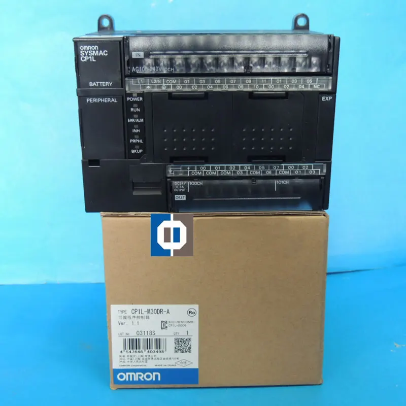New Original Omron PLC CP1L-M40DR-A CP1L-M30DR-A CP1L-M30DT-D CP1L-M60DR-A boxed
New Original Omron PLC CP1L-M40DR-A CP1L-M30DR-A CP1L-M30DT-D CP1L-M60DR-A boxed