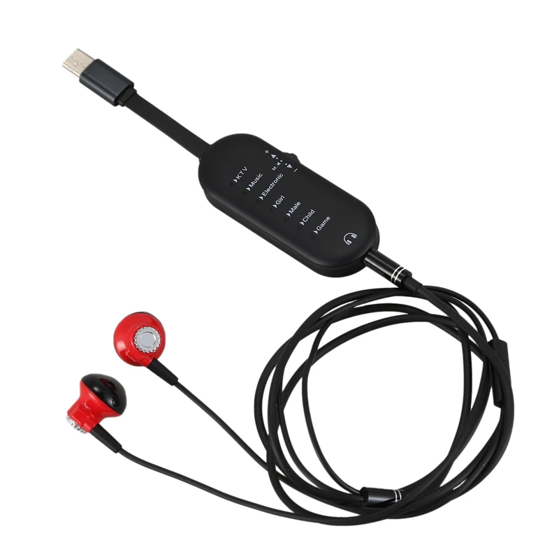 Voice Changer Device Voice Disguiser Phone Microphone for Living/Kids/XBOX/PS4/Phone/IPad/Computer/Laptop/Tablets 7 Sound Effect
Voice Changer Device Voice Disguiser Phone Microphone for Living/Kids/XBOX/PS4/Phone/IPad/Computer/Laptop/Tablets 7 Sound Effect