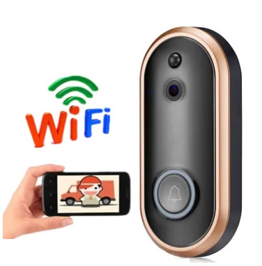 Smart Wireless Wifi Video Doorbell Intercom 720P Phone Doorbell Camera Infrared Remote Recording Monitoring Home Security System
Smart Wireless Wifi Video Doorbell Intercom 720P Phone Doorbell Camera Infrared Remote Recording Monitoring Home Security System