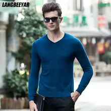 100% Wool Top Grade New Fashion Brand Knit Mens V Neck Sweater Pullover Autum Winter Plain Korean Casual Jumper Men's Clothing
100% Wool Top Grade New Fashion Brand Knit Mens V Neck Sweater Pullover Autum Winter Plain Korean Casual Jumper Men's Clothing