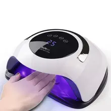 2019 nova marca 120 w lâmpada do prego secadores de unhas led uv lâmpada de gelo máquina de fototerapia uv para todos os gel unha polonês secagem cura(China)