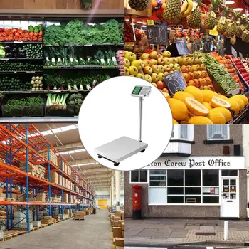 300KG/661lbs LCD Display Personal Floor Postal Platform Scale 
300KG/661lbs LCD Display Personal Floor Postal Platform Scale