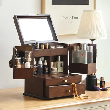 Makeup Organizer for Cosmetic Large Capacity Cosmetic Storage Box Organizer Desktop Jewelry Nail Polish Makeup Drawer Container
Makeup Organizer for Cosmetic Large Capacity Cosmetic Storage Box Organizer Desktop Jewelry Nail Polish Makeup Drawer Container