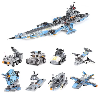 Building Blocks 859Pcs 8 In 1 The Super Universe Battleship Model 13001 MOC Assembly Block Bricks Toys For Adults Kids Gifts
Building Blocks 859Pcs 8 In 1 The Super Universe Battleship Model 13001 MOC Assembly Block Bricks Toys For Adults Kids Gifts