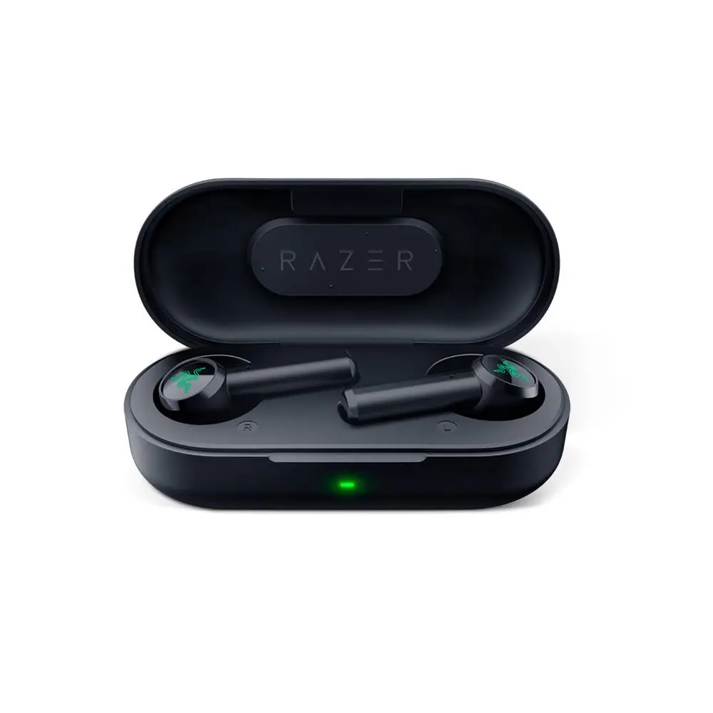 Razer Hammerhead Wireless Earbuds TWS Bluetooth 5.0 Earset IPX4 60ms Ultra-Low Latency Connection With Charging box
Razer Hammerhead Wireless Earbuds TWS Bluetooth 5.0 Earset IPX4 60ms Ultra-Low Latency Connection With Charging box
