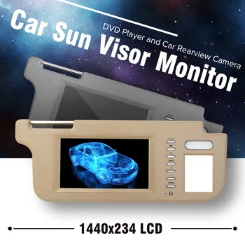 Gray/Beige LCD Screen interior mirror Visor Monitor Rear Camera With Wire Kit Left/ Right for Car Rearview Camera Player Set
Gray/Beige LCD Screen interior mirror Visor Monitor Rear Camera With Wire Kit Left/ Right for Car Rearview Camera Player Set