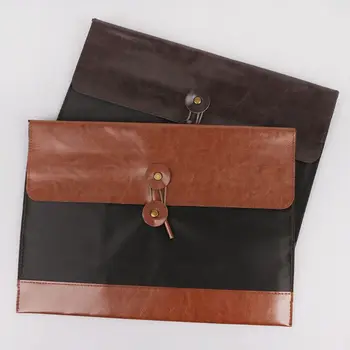 Retro Men Women Leather File Folder Document Organizer Storage Bag Envelope Meeting Travel Conference Holder
Retro Men Women Leather File Folder Document Organizer Storage Bag Envelope Meeting Travel Conference Holder