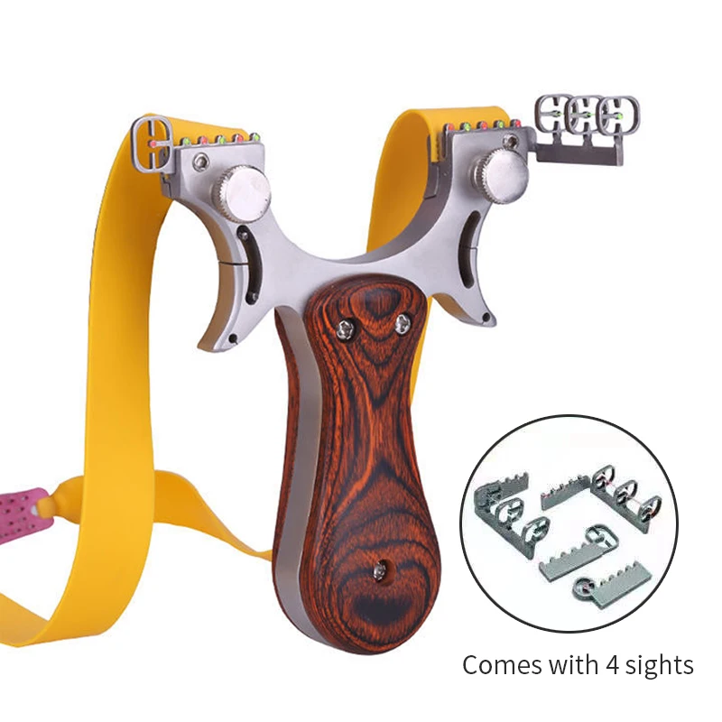 Powerful solid wood slingshot with flat rubber band high precision outdoor game stainless steel slingshot shooting hunting
Powerful solid wood slingshot with flat rubber band high precision outdoor game stainless steel slingshot shooting hunting