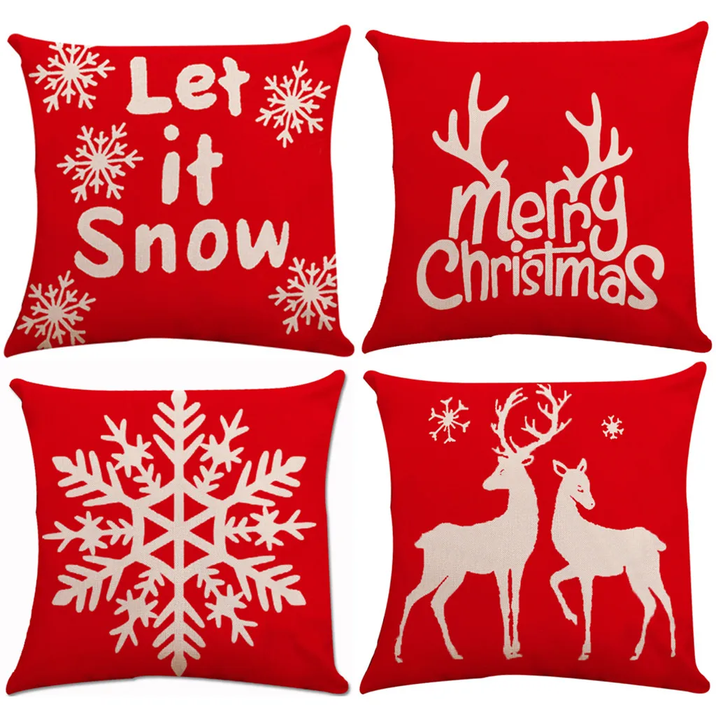 4PC Christmas Cotton Santa Claus Snowflake pillow case Landscape Pillow cover brand new and high quality pillow case new arrival
4PC Christmas Cotton Santa Claus Snowflake pillow case Landscape Pillow cover brand new and high quality pillow case new arrival
