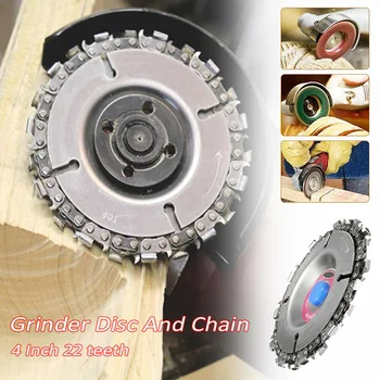 102mm/4 Inch Woodworking Carving Disc Grinder Chain Disc Wheel for Saw Angle Grinder --M25
102mm/4 Inch Woodworking Carving Disc Grinder Chain Disc Wheel for Saw Angle Grinder --M25