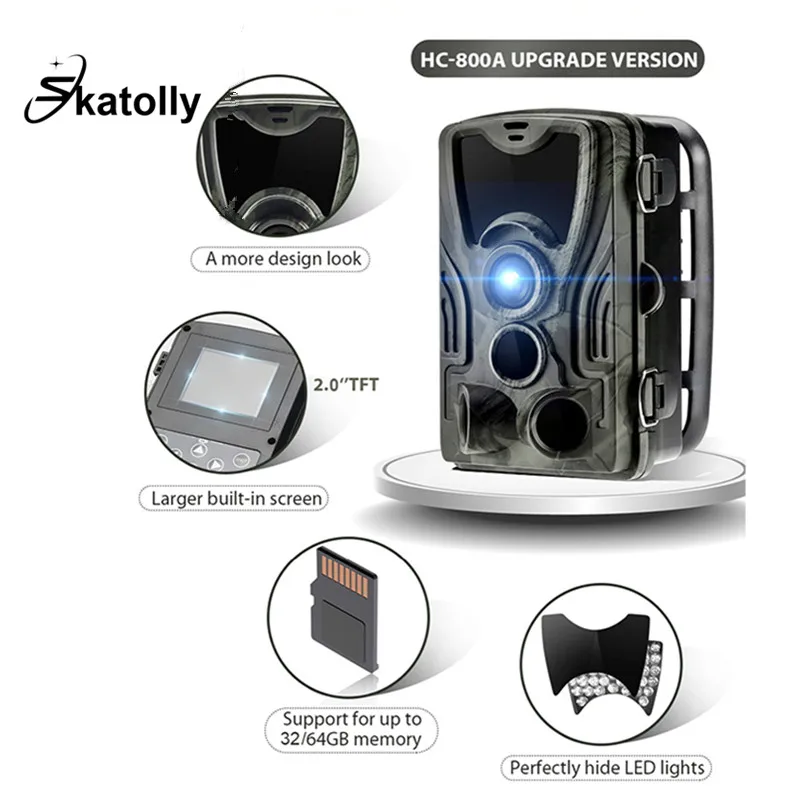 HC-801A Trail Cameras 0.3s Trigger Time Night Version Photo Trap 16MP 1080P IP65 Wildlife Hunting Camera Surveillance Cams New
HC-801A Trail Cameras 0.3s Trigger Time Night Version Photo Trap 16MP 1080P IP65 Wildlife Hunting Camera Surveillance Cams New