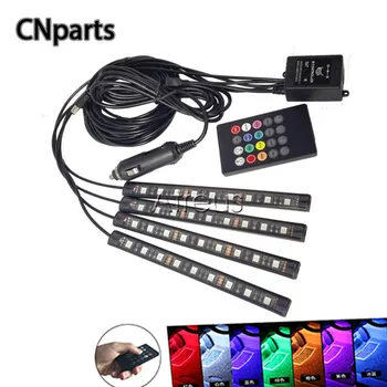 Car-styling 4X Car LED Atmosphere Lights 12V RGB DRL LED Strip Light Decorative Flexible Lamp Kit Video adjustable accessories
Car-styling 4X Car LED Atmosphere Lights 12V RGB DRL LED Strip Light Decorative Flexible Lamp Kit Video adjustable accessories