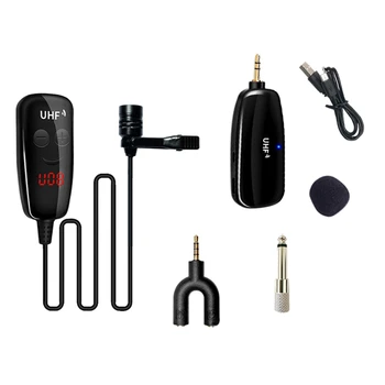 Professional UHF Microphone Microphone Camera Mic with LCD Display for Phone SLR Camera PC and Sound Card
Professional UHF Microphone Microphone Camera Mic with LCD Display for Phone SLR Camera PC and Sound Card