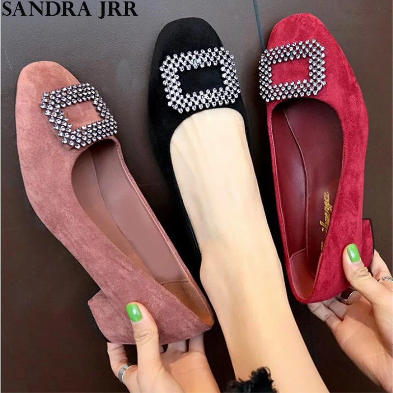 SANDRA JRR 2020 Spring Women Flock Pumps Square Toe Mid Square Heel Slip On Crystal Office Lady OL Work Heels Shoes
SANDRA JRR 2020 Spring Women Flock Pumps Square Toe Mid Square Heel Slip On Crystal Office Lady OL Work Heels Shoes