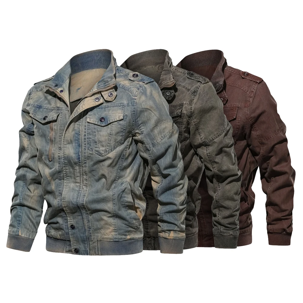 2020 Military Jackets Men Spring Autumn Cotton Windbreaker Pilot Coat Army Men's Bomber Jackets Cargo Flight Jackets Male Clothe
2020 Military Jackets Men Spring Autumn Cotton Windbreaker Pilot Coat Army Men's Bomber Jackets Cargo Flight Jackets Male Clothe