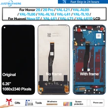 Ensemble écran tactile lcd, pour Huawei Nova 5T AL-L21 YAL-AL10 Honor 20 Pro, Original=