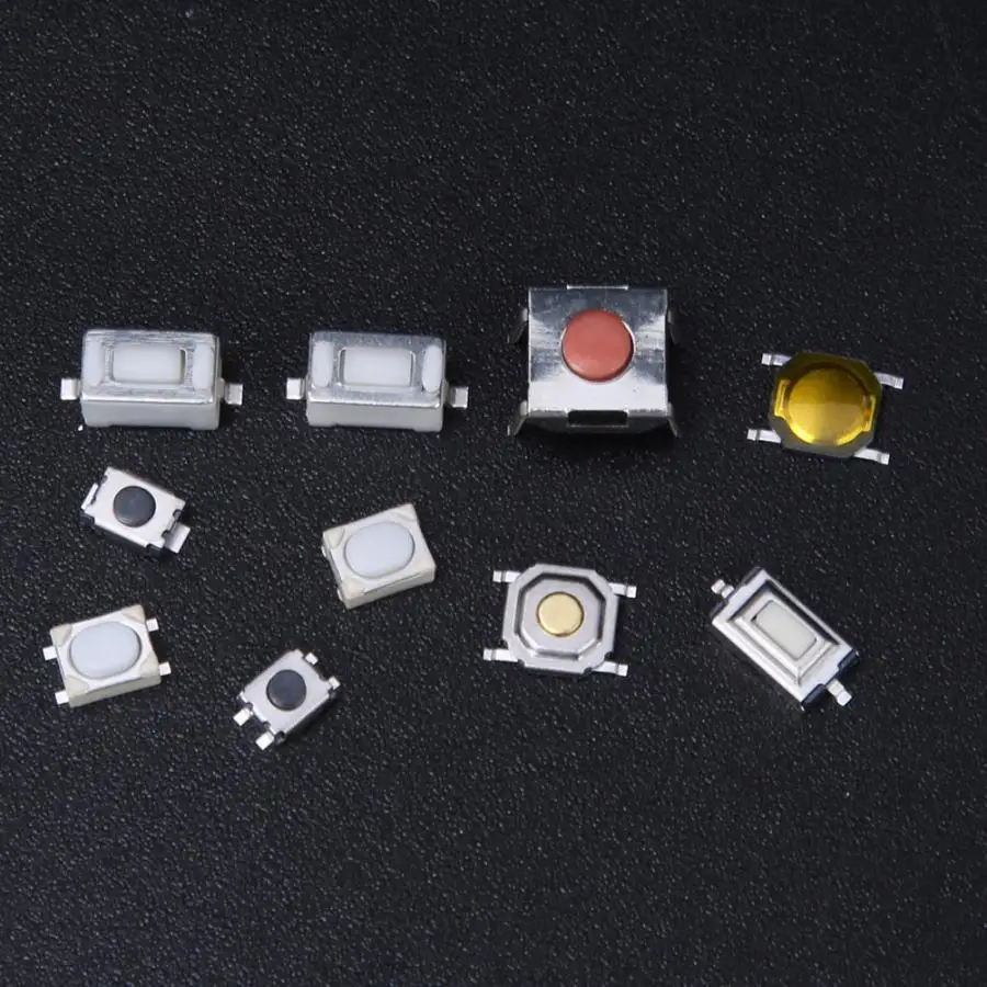 100pcs 10 Types Switches Assorted Micro Push Button Tact Switch Reset Mini Leaf Switch with Case
100pcs 10 Types Switches Assorted Micro Push Button Tact Switch Reset Mini Leaf Switch with Case