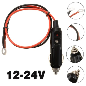 DC 12V/24V LED 60cm Male Cigarette Lighter Socket Plug Connector Cable Power Charger Adapter Cable Auto Accessories
DC 12V/24V LED 60cm Male Cigarette Lighter Socket Plug Connector Cable Power Charger Adapter Cable Auto Accessories
