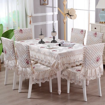 High Qaulity Modern Table Cloth Chair Cover Satin Jacquard Lace Living Room Kitchen Dining Table Colth toalha de mesa tapetes
High Qaulity Modern Table Cloth Chair Cover Satin Jacquard Lace Living Room Kitchen Dining Table Colth toalha de mesa tapetes