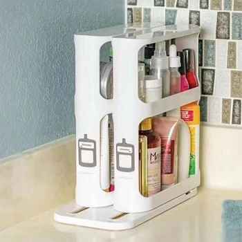 1pc Kitchen Spice Organizer Rack Multi-Function Rotating Storage Shelf Slide Kitchen Cabinet Cupboard Organizer Storage Rack
1pc Kitchen Spice Organizer Rack Multi-Function Rotating Storage Shelf Slide Kitchen Cabinet Cupboard Organizer Storage Rack