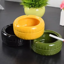 

Lighters & Smoking Accessories Ashtrays, Creative ceramic ashtray, household office tire ashtray