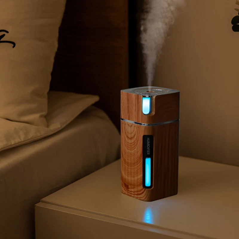 Electric Humidifier Aroma Oil Diffuser Essential Ultrasonic Wood Grain Air Humidifier USB Mini Mist Maker LED Light
Electric Humidifier Aroma Oil Diffuser Essential Ultrasonic Wood Grain Air Humidifier USB Mini Mist Maker LED Light