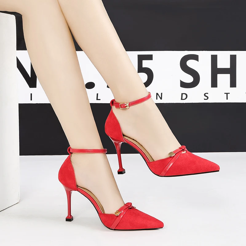 sandali con tacco stiletto high heels red sexy sandals office career sandalias de verano para mujer buckle shallow NO.55 Shoes
sandali con tacco stiletto high heels red sexy sandals office career sandalias de verano para mujer buckle shallow NO.55 Shoes