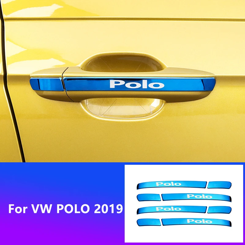 ABS Chrome Car Door Handle Cover Trim Sticker Protector For Volkswagen VW POLO 2019 2020 Styling LHD
ABS Chrome Car Door Handle Cover Trim Sticker Protector For Volkswagen VW POLO 2019 2020 Styling LHD