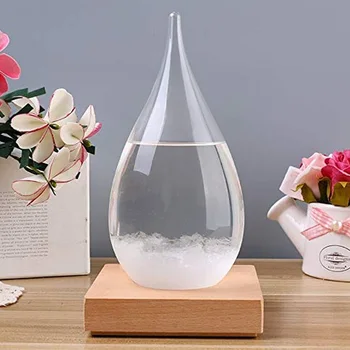 Crystal Weather Forecast Bottle with Wooden Base Weather Predictor Desktop Decortion FAS6
Crystal Weather Forecast Bottle with Wooden Base Weather Predictor Desktop Decortion FAS6