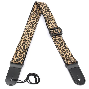 Washable No Fading Cartoon Style Adjustable Guitar Strap Denim Belt Leather Ends, Yellow Leopard print
Washable No Fading Cartoon Style Adjustable Guitar Strap Denim Belt Leather Ends, Yellow Leopard print