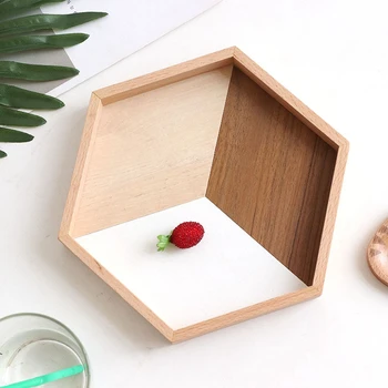 Simple Hexagonal Wood Splicing Wood Plate Decoration Baking Tray Tea Food Storage Tray Placed Plate Home Restaurant Kitchen Uten
Simple Hexagonal Wood Splicing Wood Plate Decoration Baking Tray Tea Food Storage Tray Placed Plate Home Restaurant Kitchen Uten