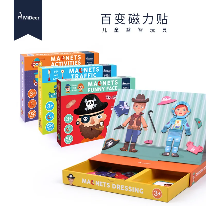 MiDeer Mi Deer Children Traffic Educational Toy Creative Magnetic Cartoon Paper Puzzle Jigsaw Puzzle
MiDeer Mi Deer Children Traffic Educational Toy Creative Magnetic Cartoon Paper Puzzle Jigsaw Puzzle