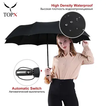 Wind Resistant Automatic 3Fold Umbrella Rain Auto Luxury Big Umbrellas Travel Business Black Durable Strong Coating 10K Parasol
Wind Resistant Automatic 3Fold Umbrella Rain Auto Luxury Big Umbrellas Travel Business Black Durable Strong Coating 10K Parasol