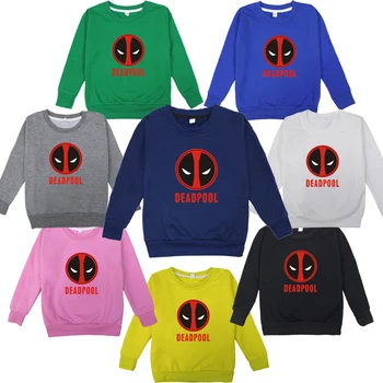 Deadpool Printing Pullover Long Sleeve Cotton Brand Clothing Coats Wade Winston Wilson Kids Toddler Christmas Sportswear
Deadpool Printing Pullover Long Sleeve Cotton Brand Clothing Coats Wade Winston Wilson Kids Toddler Christmas Sportswear