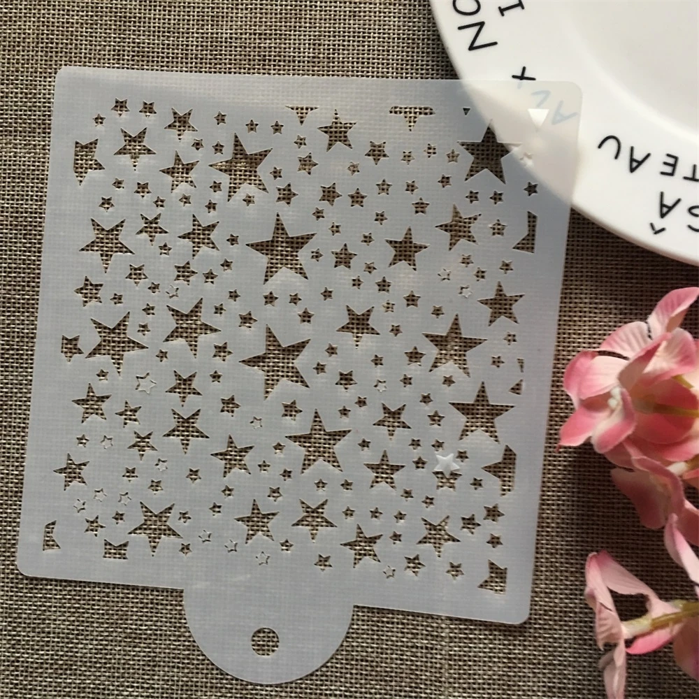 15cm Full Stars DIY Layering Stencils Wall Painting Scrapbook Coloring Embossing Album Decorative Card Template
15cm Full Stars DIY Layering Stencils Wall Painting Scrapbook Coloring Embossing Album Decorative Card Template
